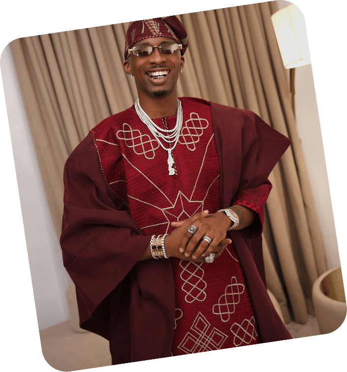 Man wearing traditional Nigerian fashion